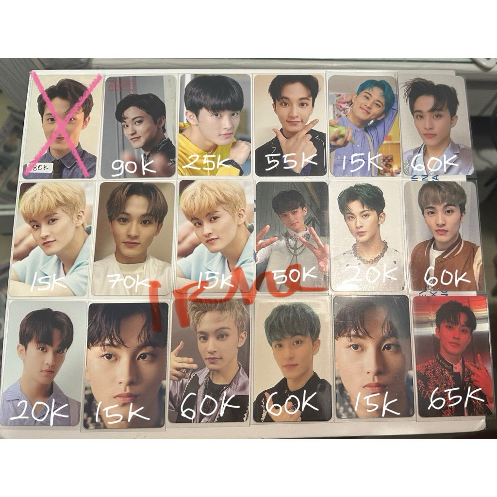 photocard pc official nct nct127 nct dream mark pob md ncit dispatch bakery hot sauce seasons greeti