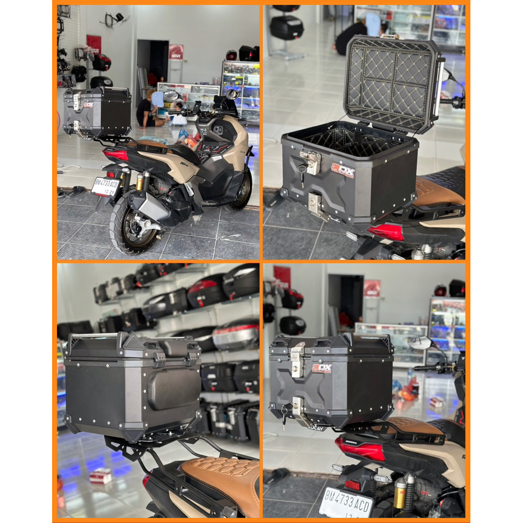 BOX OMEGAMOTO 45 LITER|| Top Box Pannier 45 Liter || Type Dura X || Box Pannier ||