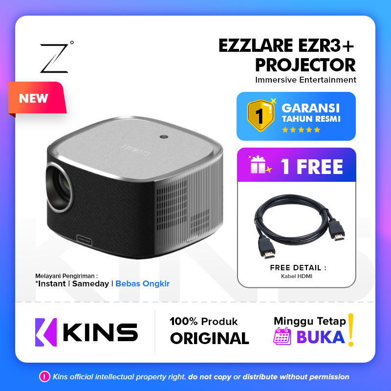 EZZRALE EZR3+ SMART PROJECTOR 420 ANSI
