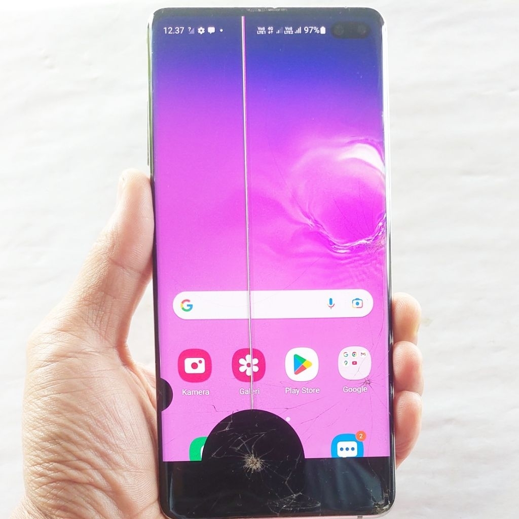 Handphone Hp Samsung Galaxy S10 Plus Second 8/128 NFC Eks Resmi Sein Original