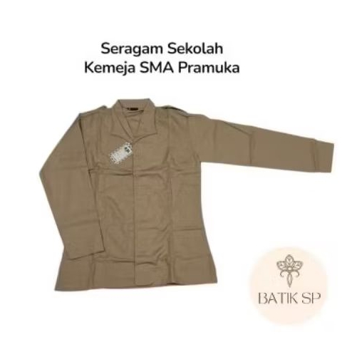 SERAGAM SEKOLAH SMA KEBAYA PRAMUKA TANPA TALI