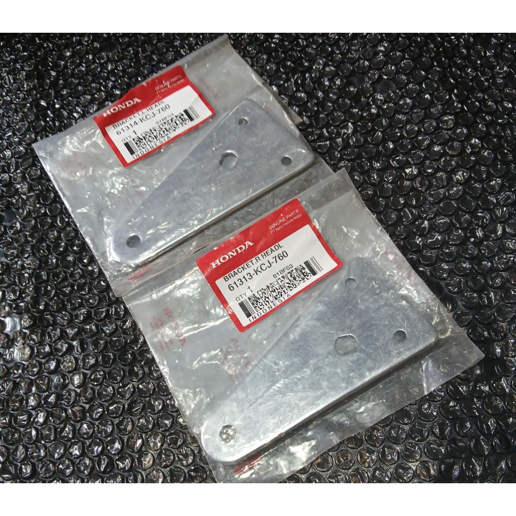 BRAKET KUPINGAN LAMPU DEPAN TIGER LAMA SET ORIGINAL AHM
