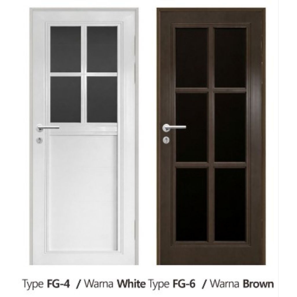 Pintu kamar mandi UPVC Splus / UPVC door S-plus