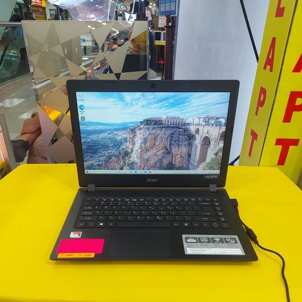 laptop acer aspire 3 A314 21 amd a4 9120e ram 4gb ssd 128gb 1268