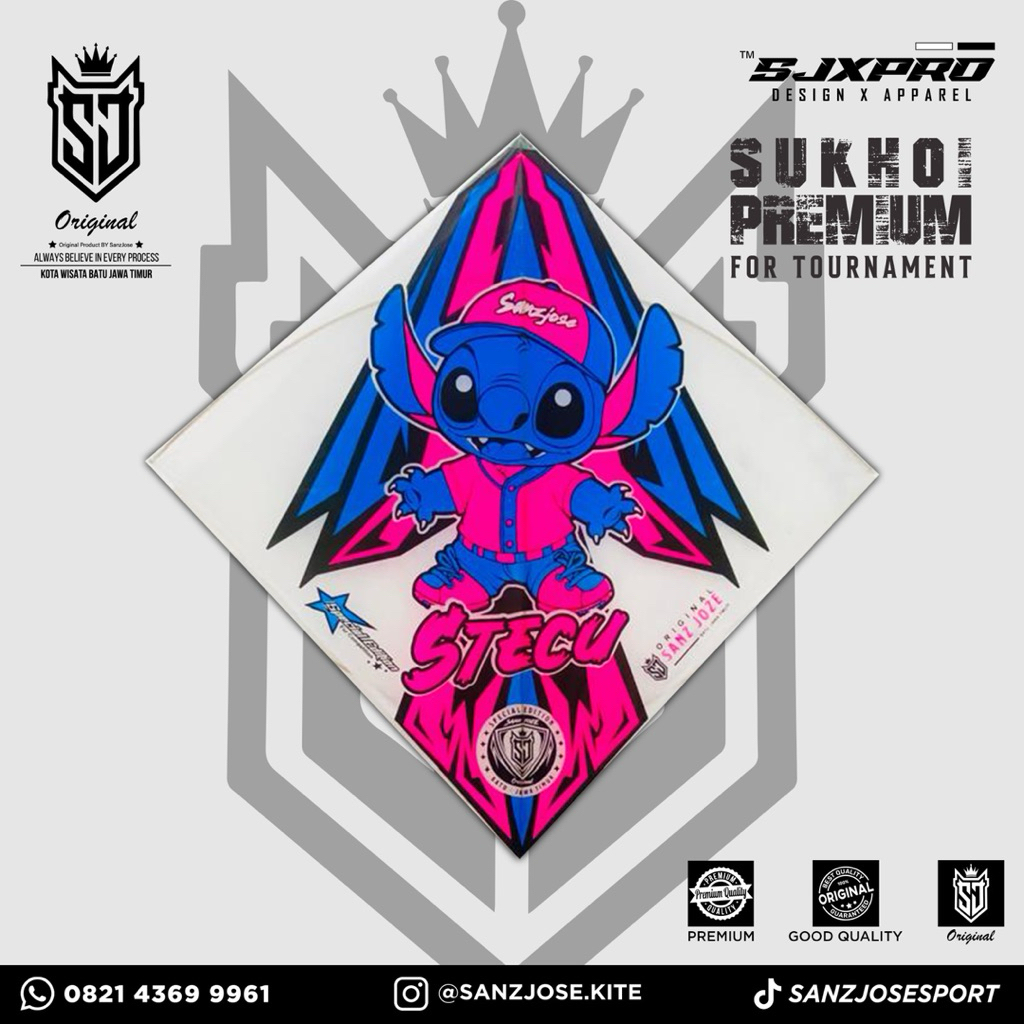 Layangan sukhoi Sanz Jose  “STECU” Bambu Petung Special Turnament