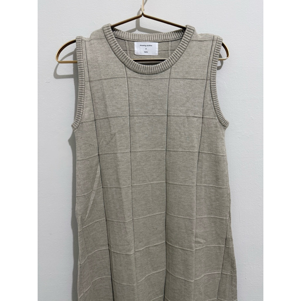 Inkano Cream Marri Dress Knitted