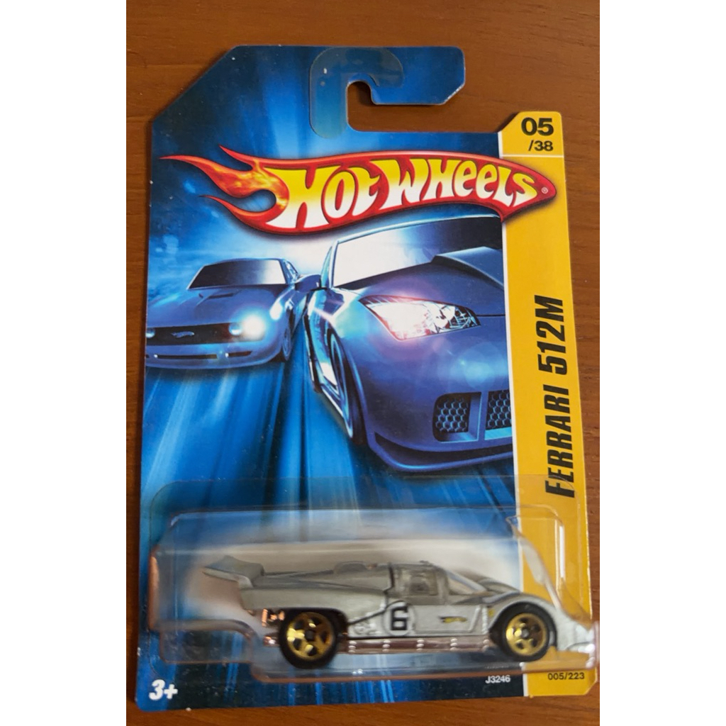 Hotwheels Ferrari 512M silver 2006