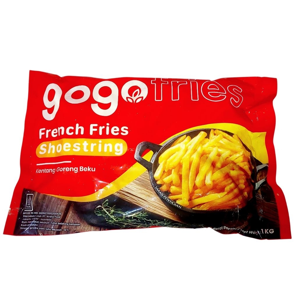 Kentang Stik Gogo 1kg Shoestring Kentang French Fries Goreng