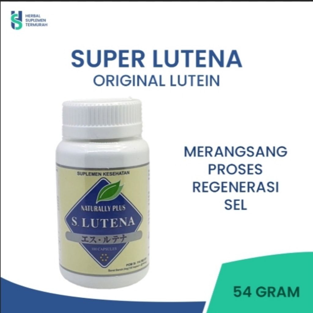 S Lutena Original Obat Mata Slutena Naturally Plus
