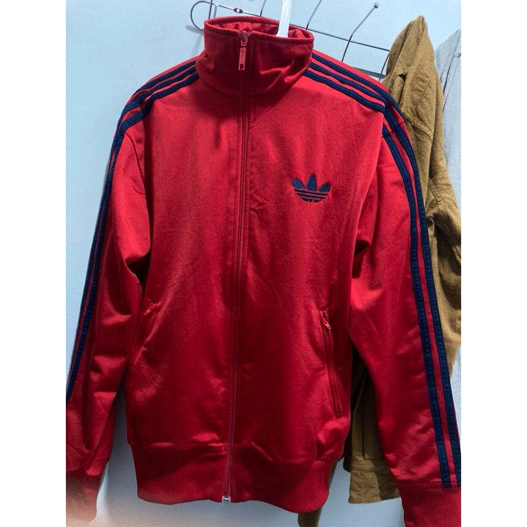 tracktop firebird adidas red