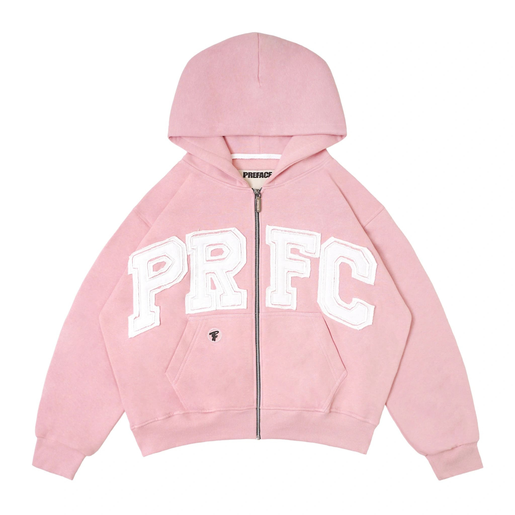Preface Hoodie Zip Hoodie Unfinished Warna Beragam