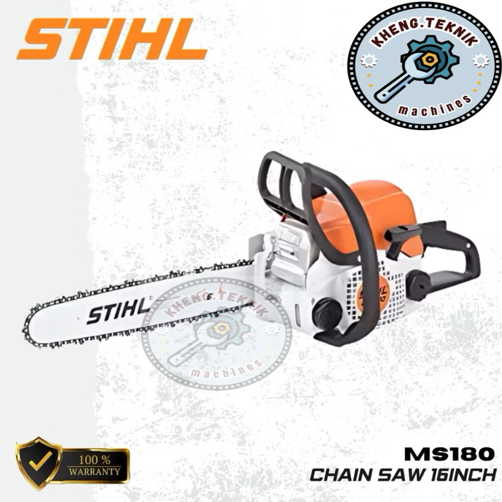 MESIN CHAINSAW STIHL MS 180 16 INCH MESIN GERGAJI ORIGINAL