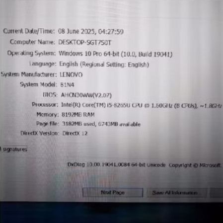 motherboard normal laptop lenovo ideapad c340-14iwl core i5 gen 8 dual VGA baca deskripsi dulu