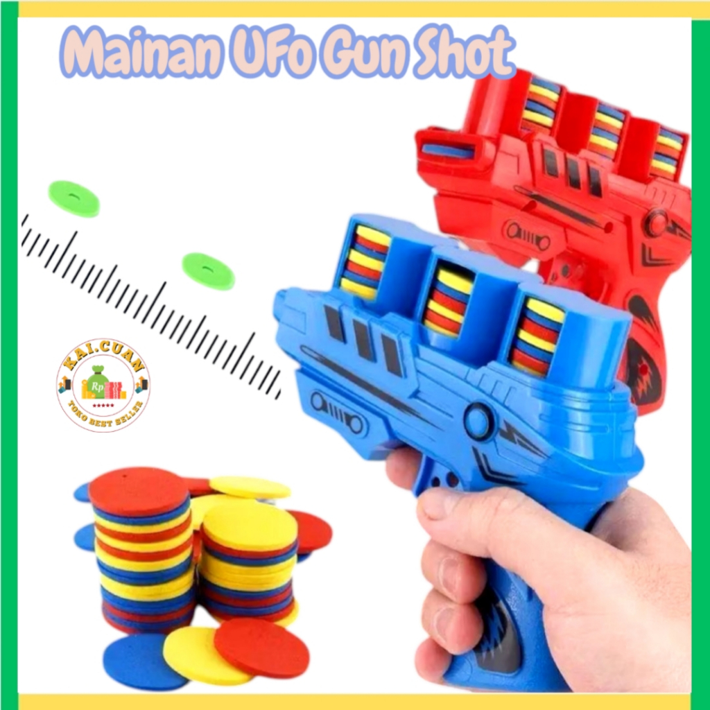 (KAI)Mainan Anak Ufo Gun Tmbkan /Mainan Ufo Gun Shot