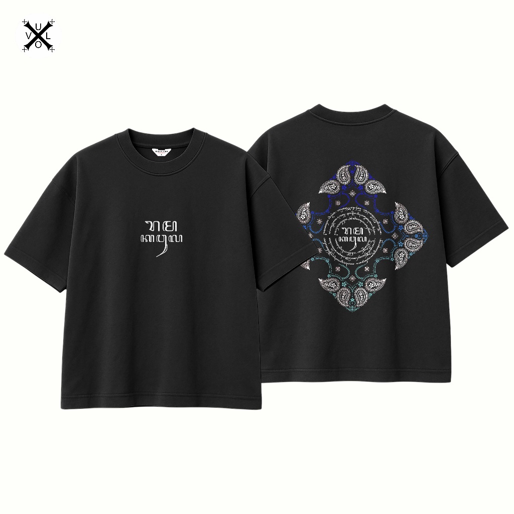Kaos Doa Bapa Kami Aksara Jawa Vol.3 - Boxy Oversized, Unisex, Cotton Combed 24s 200+GSM
