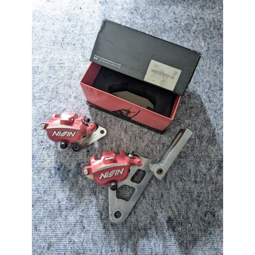 Kaliper Nissin Samurai 2 Piston Original Yamaha Mx King