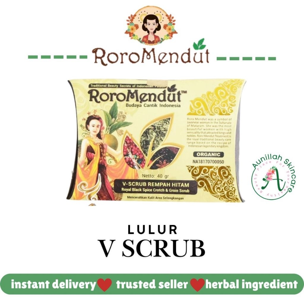 Roro Mendut Skincare Vscrub Lulur Pencerah