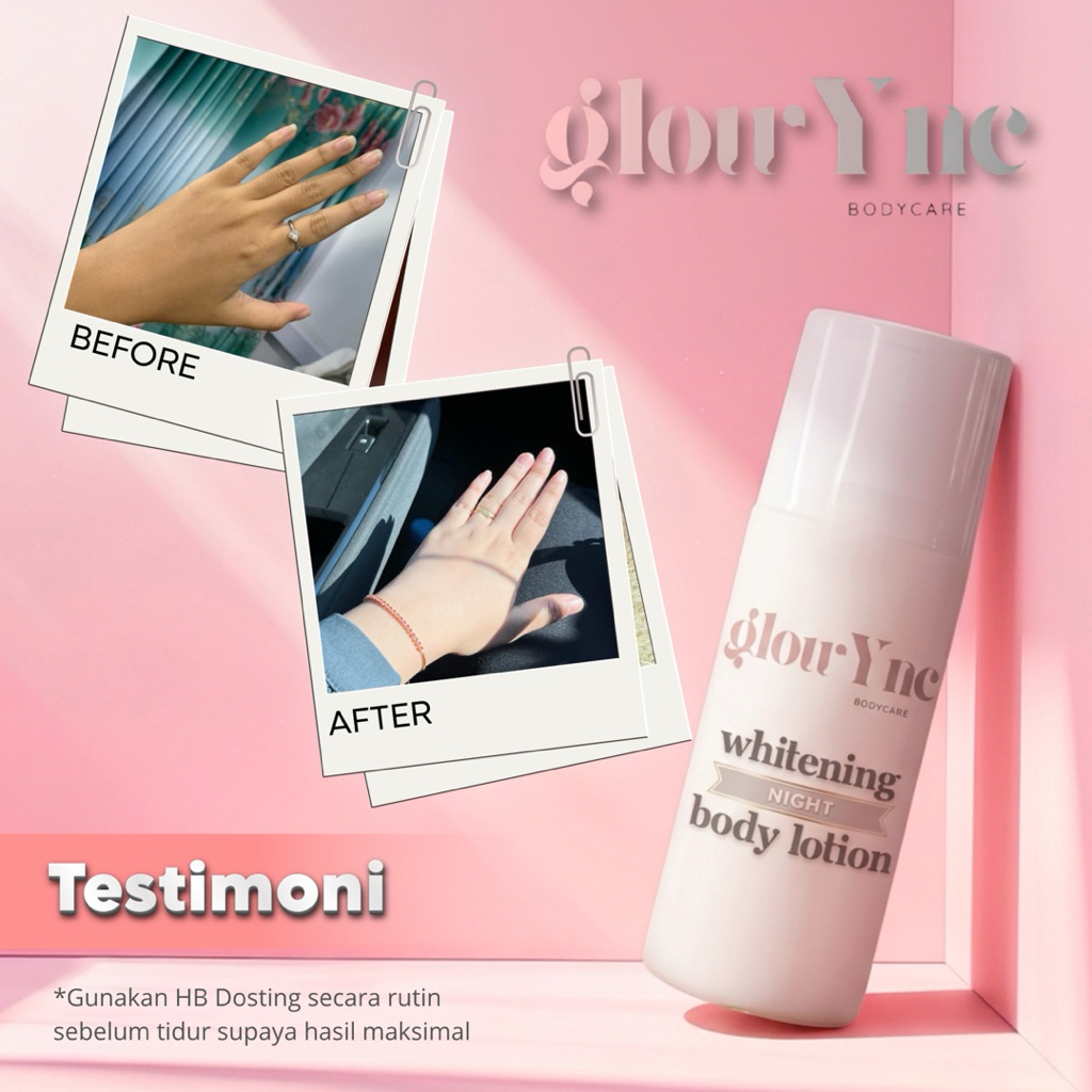 GlowYnc HB Dosting Whitening Night Body Lotion