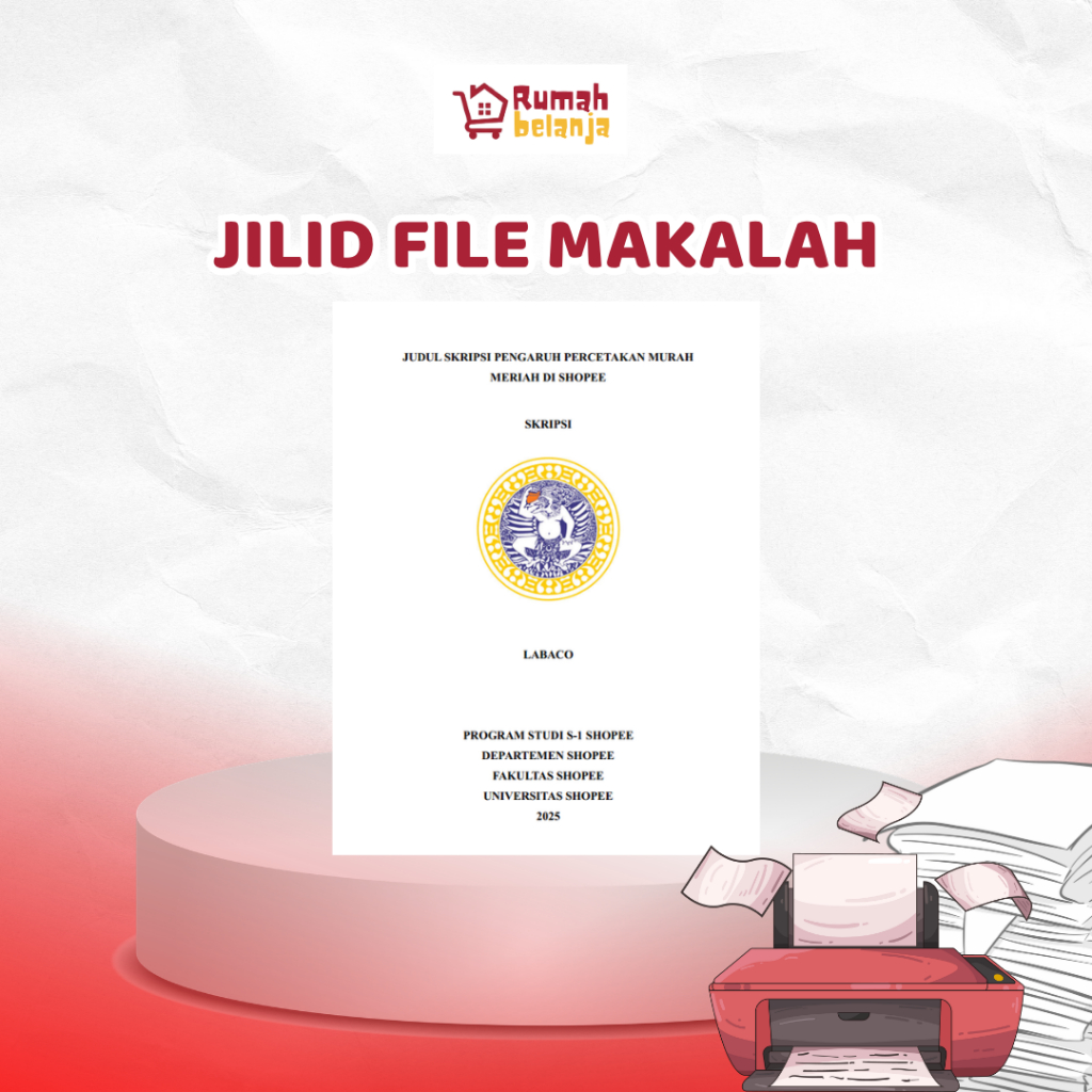 JILID FILE MAKALAH SKRIPSI PROPOSAL TUGAS
