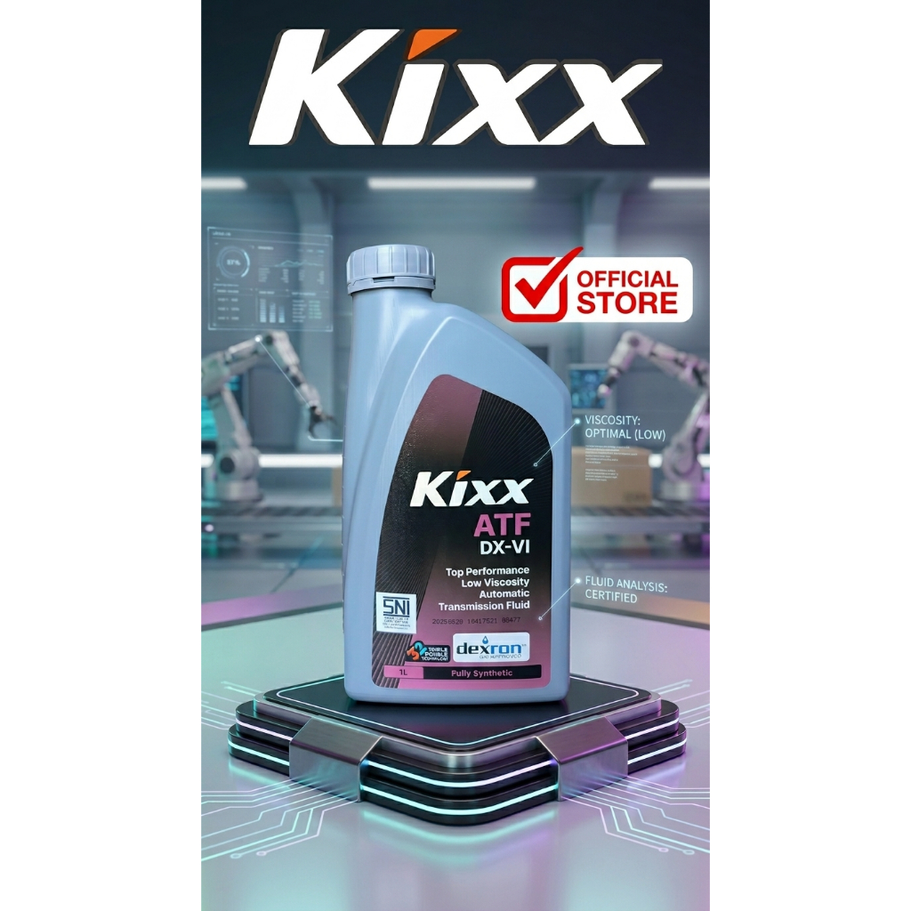 KIXX ATF DX VI OLI TRANSMISI MOBIL 1L