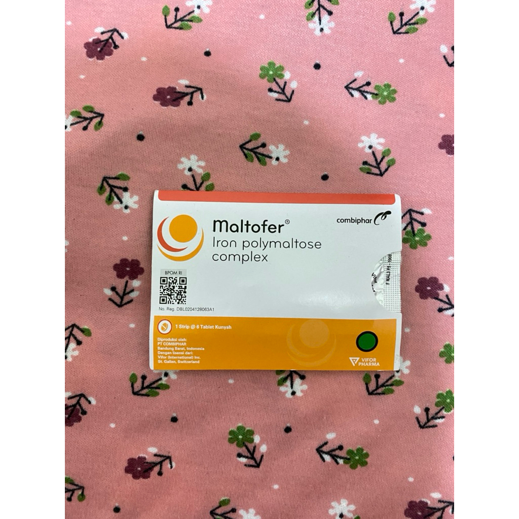 maltofer vitamin ibu hamil bumil tablet zat besi tambah darah di kunyah