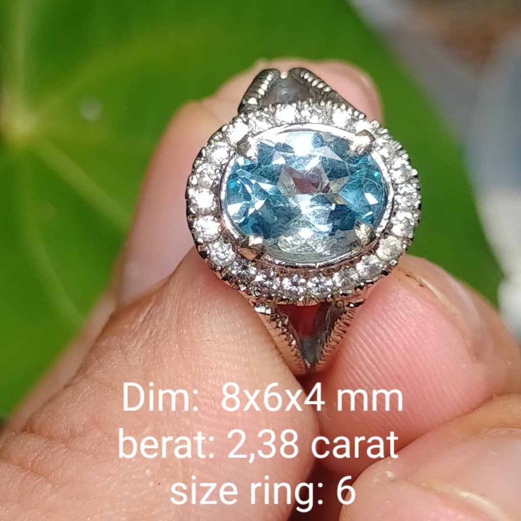 BATU TOPAS BIRU NATURAL ASLI  koleksi lainnya cincin Wulung giok opal new akik bacan doko kinyang bu