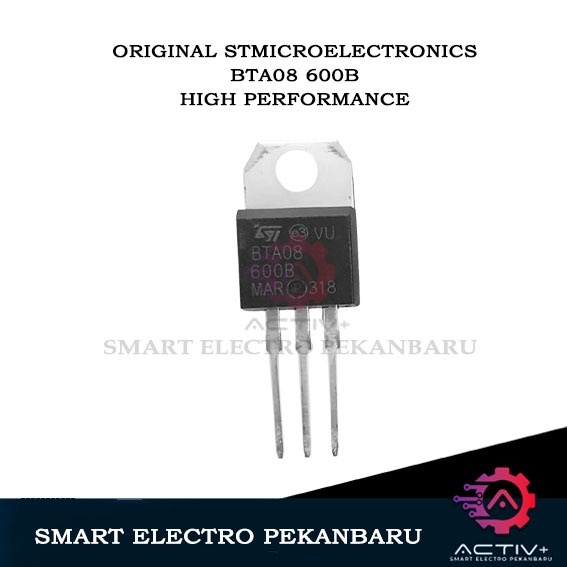ORIGINAL BTA08 600B STMICROELECTRONICS TRIAC 8A 600V THYRISTOR Triacs BTA 8 TRIAK DIMMER SCR BTA 08
