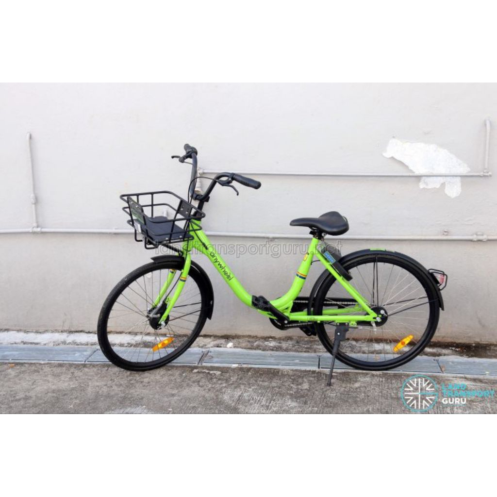 Sepeda Minion anywheev hijau ban 24" ex Singapore
