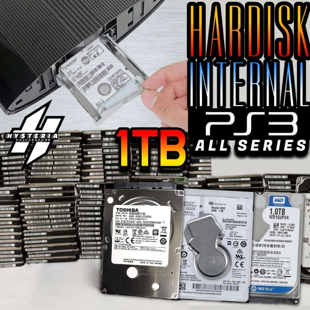 Hardisk Internal PS3 All Series • Hardisk Internal 1TB For PS3 All Series Garansi