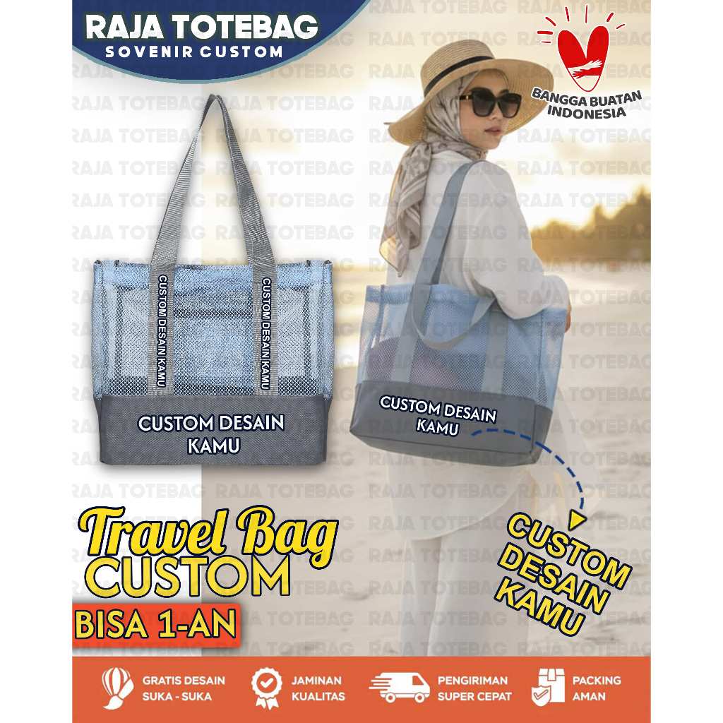 RAJA TOTEBAG - TAS TRAVEL JARING - TAS RENANG - TAS JARING PADEL - TAS TRAVEL CUSTOM - TAS RENANG