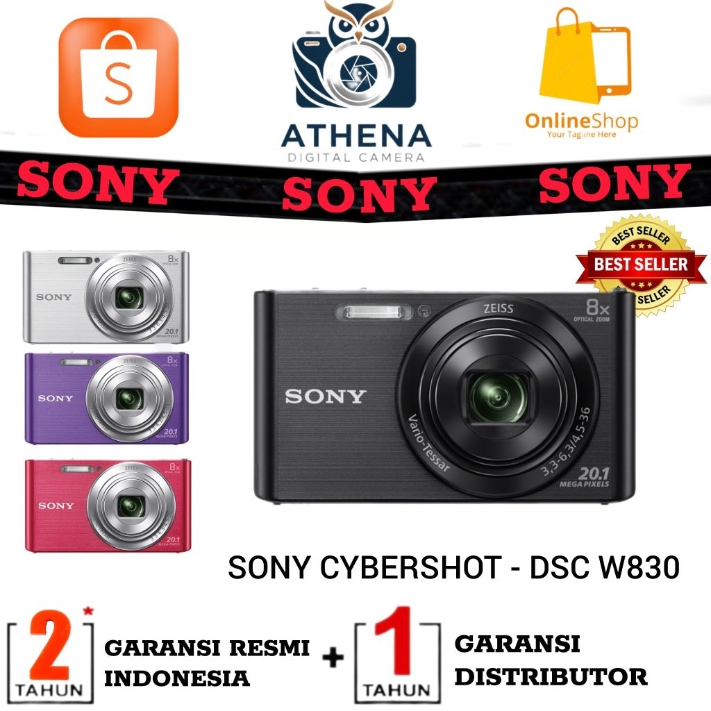 SONY CYBERSHOT - DSC W830 / CAMERA DIGITAL SONY CYBERSHOT -DSC W830