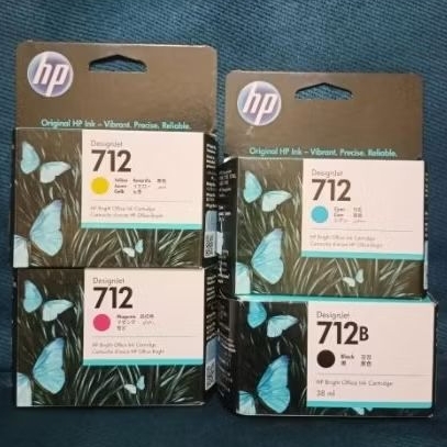Tinta Hp 712 Hp 712B original for Hp designjet T210T230
T250
T630
T650