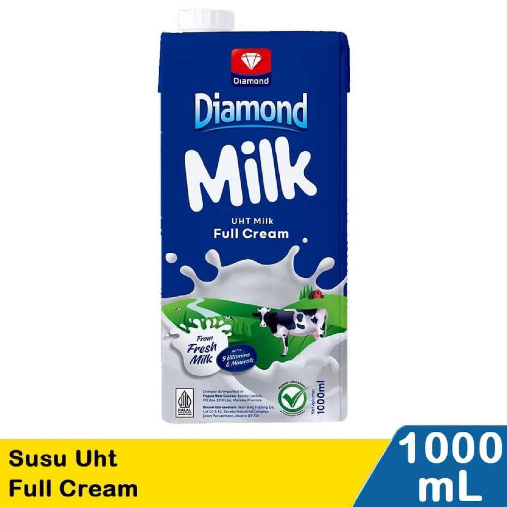 Diamond milk/susu diamond/fresh milk 1 liter