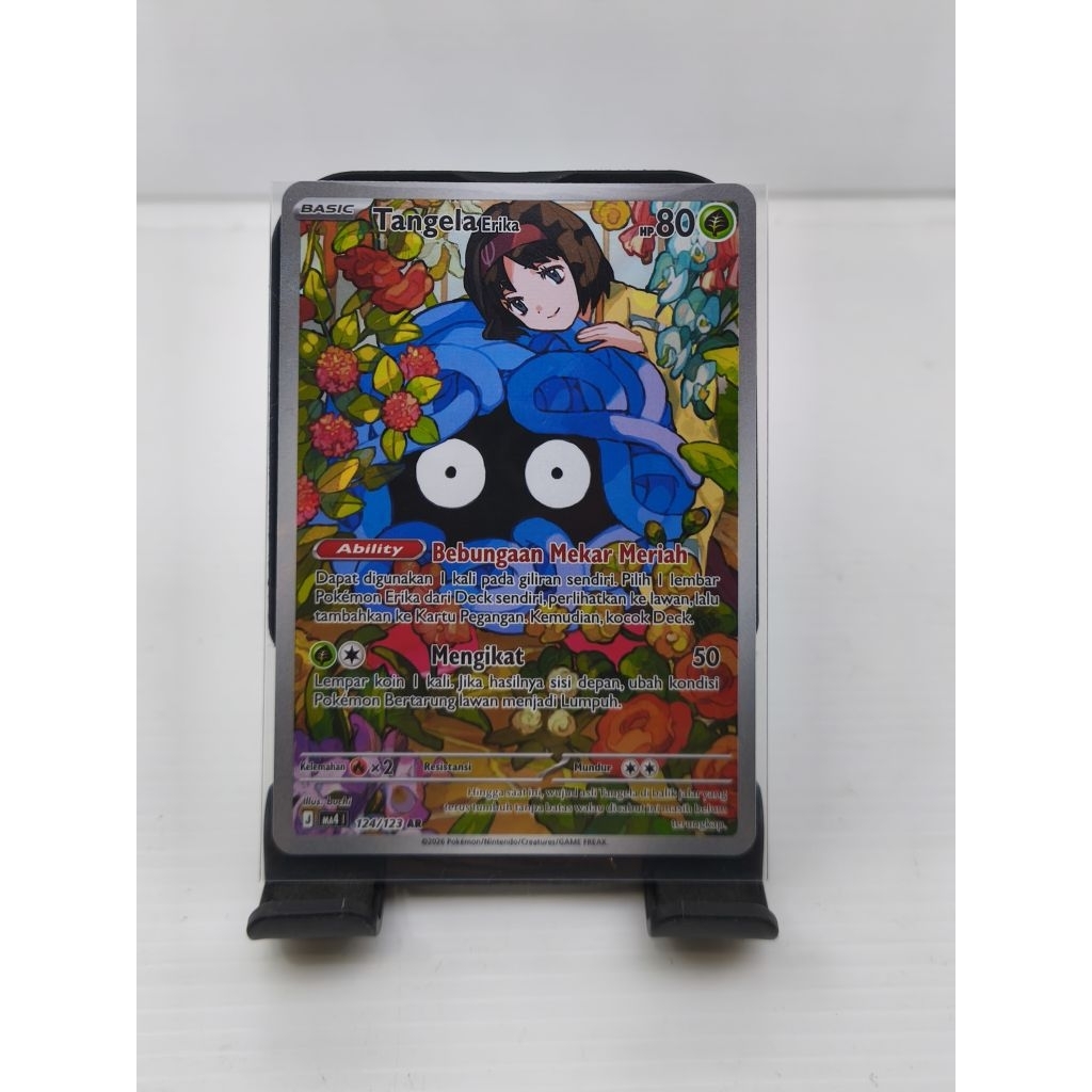 AR Tangela Erika Pokemon TCG Ledakan Peniada