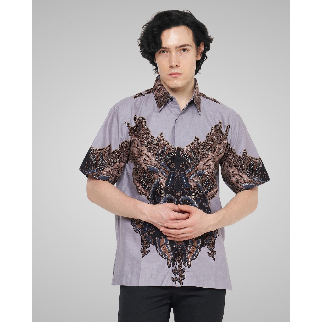 Batik Ayman - ABINAWA LENGAN PENDEK | Kemeja Batik Pria Katun Solo Halus