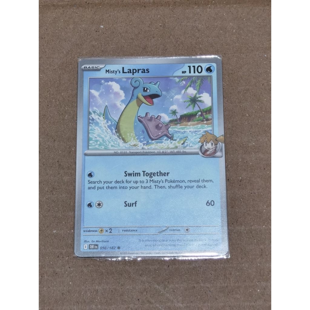 misty's Lapras DRI en 050/182 ENG