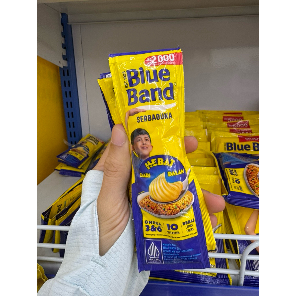 (isi 6) Blue Band Mentega 20gr X 6 Sachet Omega 3&6 Blueband Serbaguna
