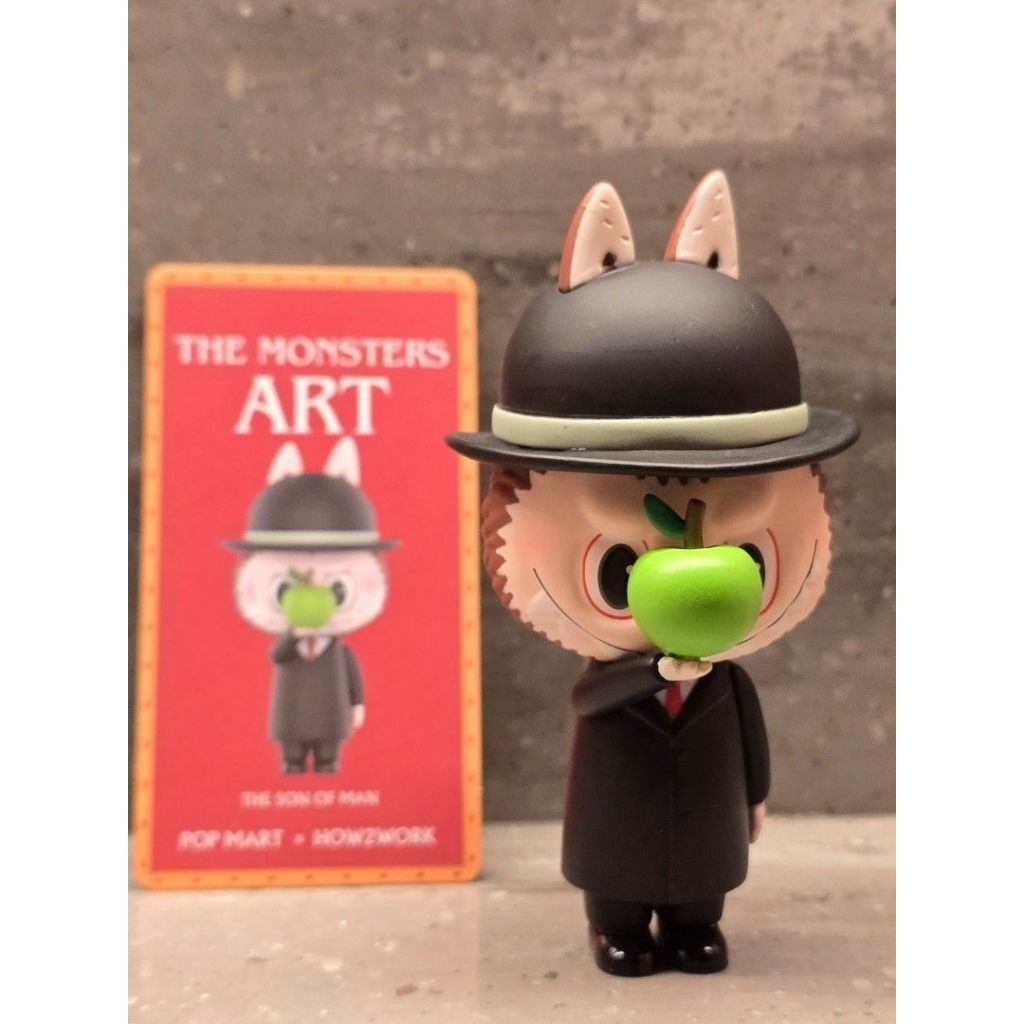 THE SON OF MAN, LABUBU, THE MONSTERS ART SERIES, FIGURE SEGEL, ORIGINAL POP MART. READY STOCK.