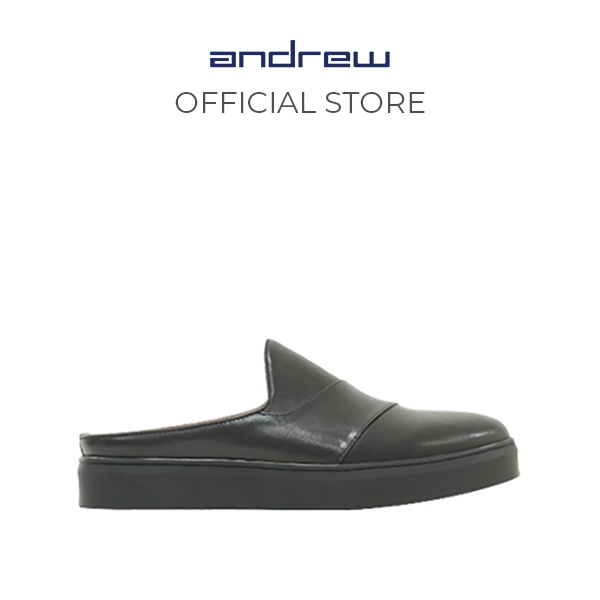Sandal Casual Pria Andrew Shoes Axel Black
