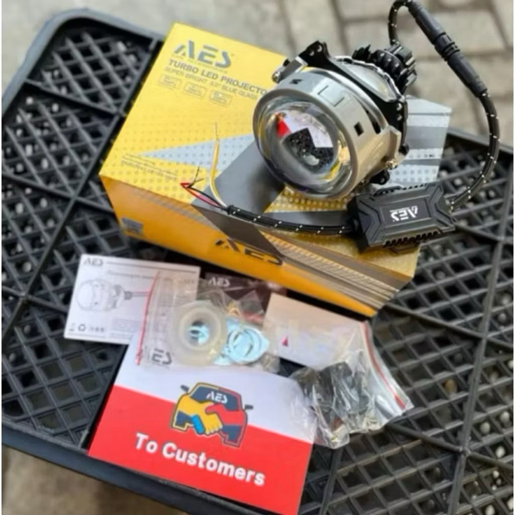 BILED AES TURBO GEN 2 UKURAN 3inc AES TURBO GEN2 BLUE LENS