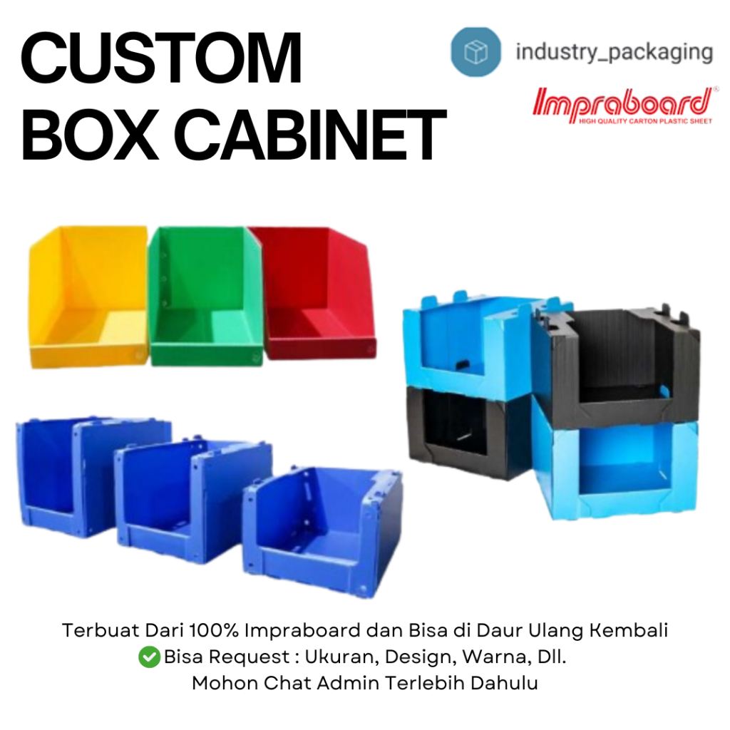 Custom Box Cabinet Impraboard // BEBAS REQUEST