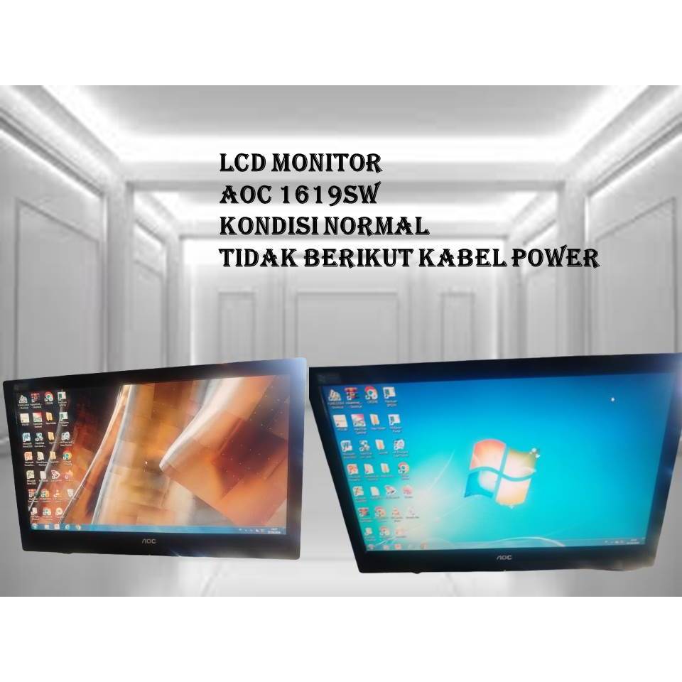 LCD MONITOR AOC 1619SW