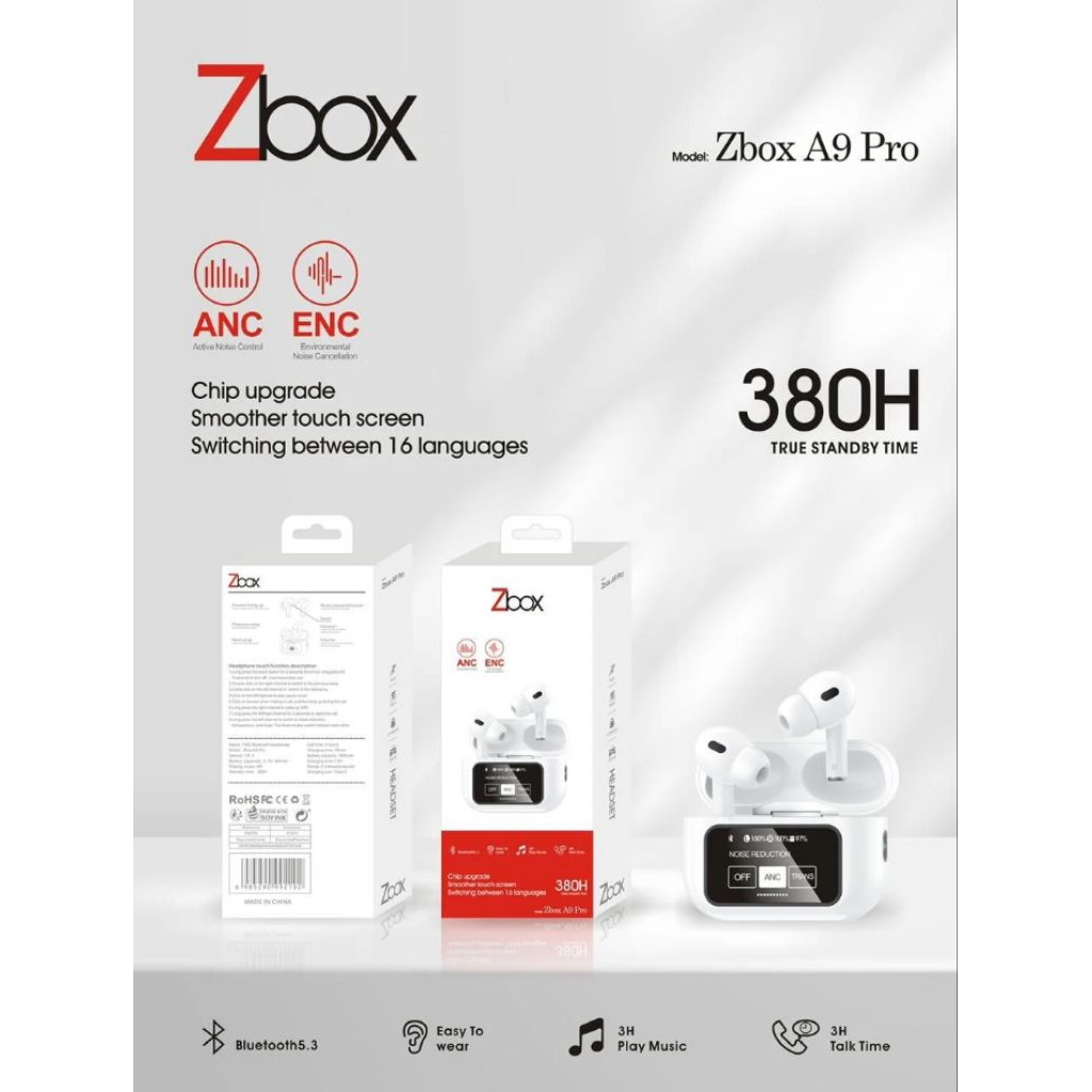 HF BT TWS ZBOX A9 PRO