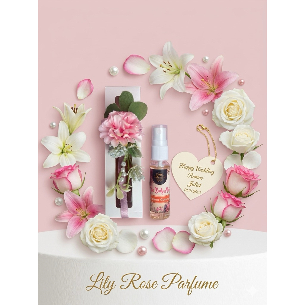 Souvenir Parfum Lily Rose BodyMist Gift Parfum Gift Kado Parfum
