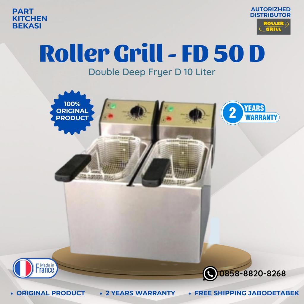 Deep Fryer Electric Roller Grill - FD 50 D / Penggoreng Elektrik Kentang- Chicken