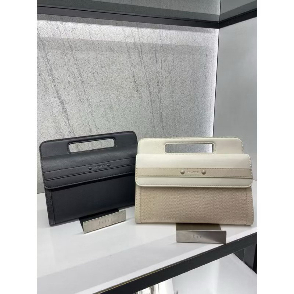 Tas pria clutch pedro original