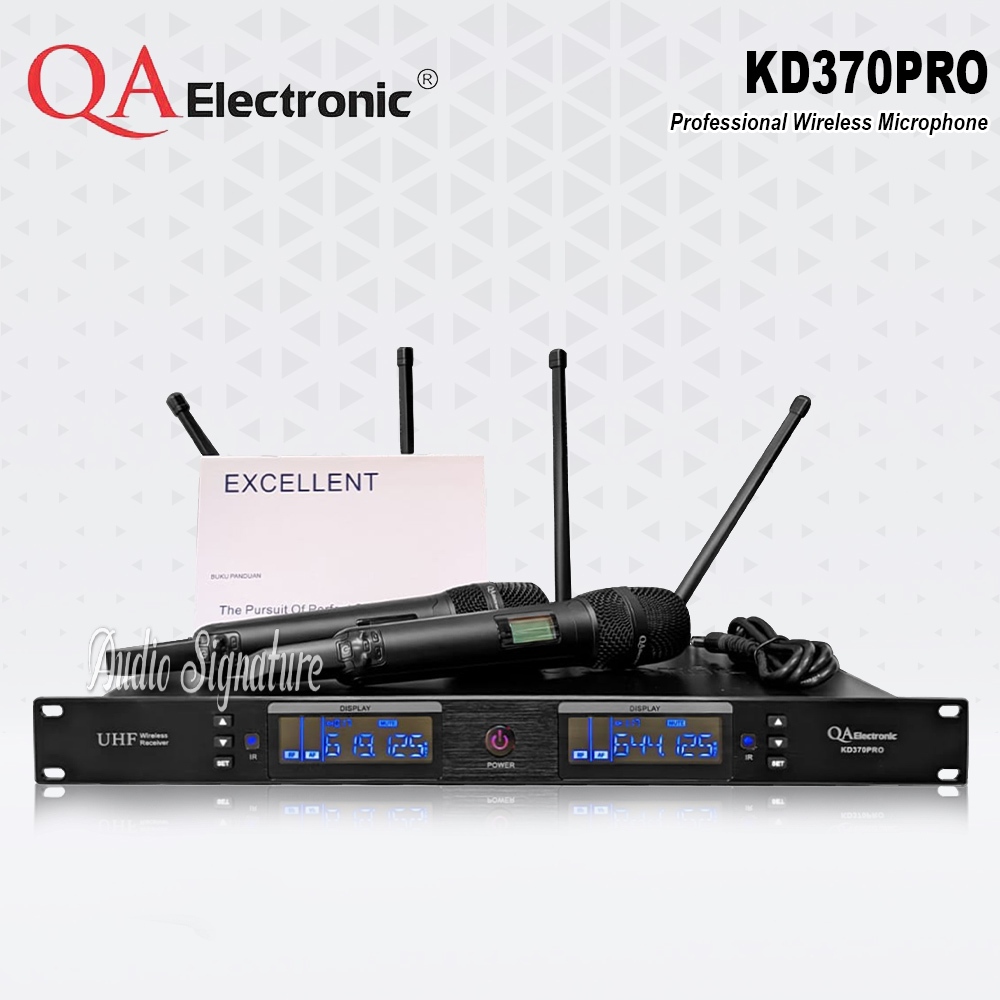 Microphone Mic Wireless QA ELECTRONIC KD370PRO | KD 370PRO | KD 370 PRO Original