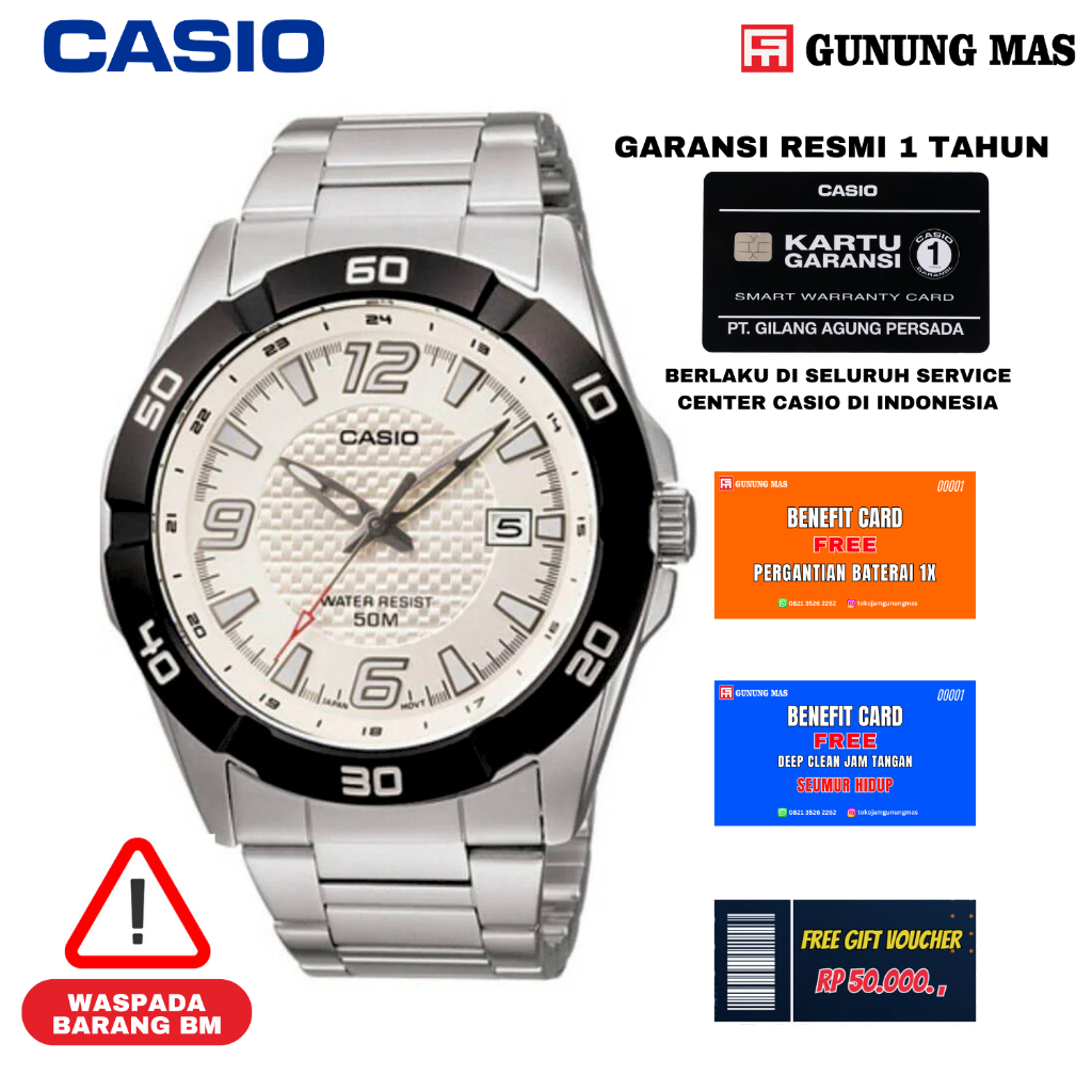 Jam Tangan Pria Casio MTP-1292D-7AVDF Original 100%