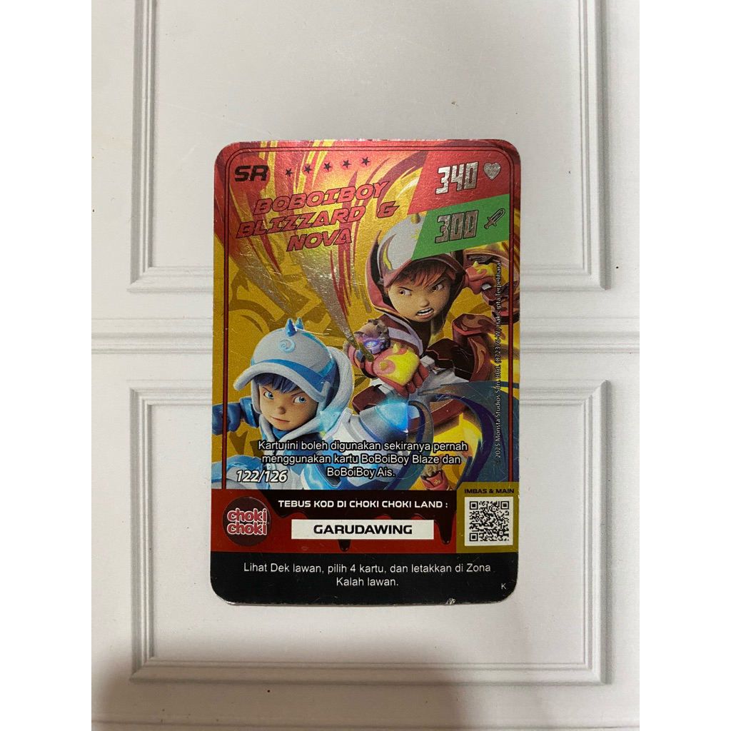 Kartu LANGKA Boboiboy SR/AR/S - Kartu Boboiboy Monsta Galaxy Card