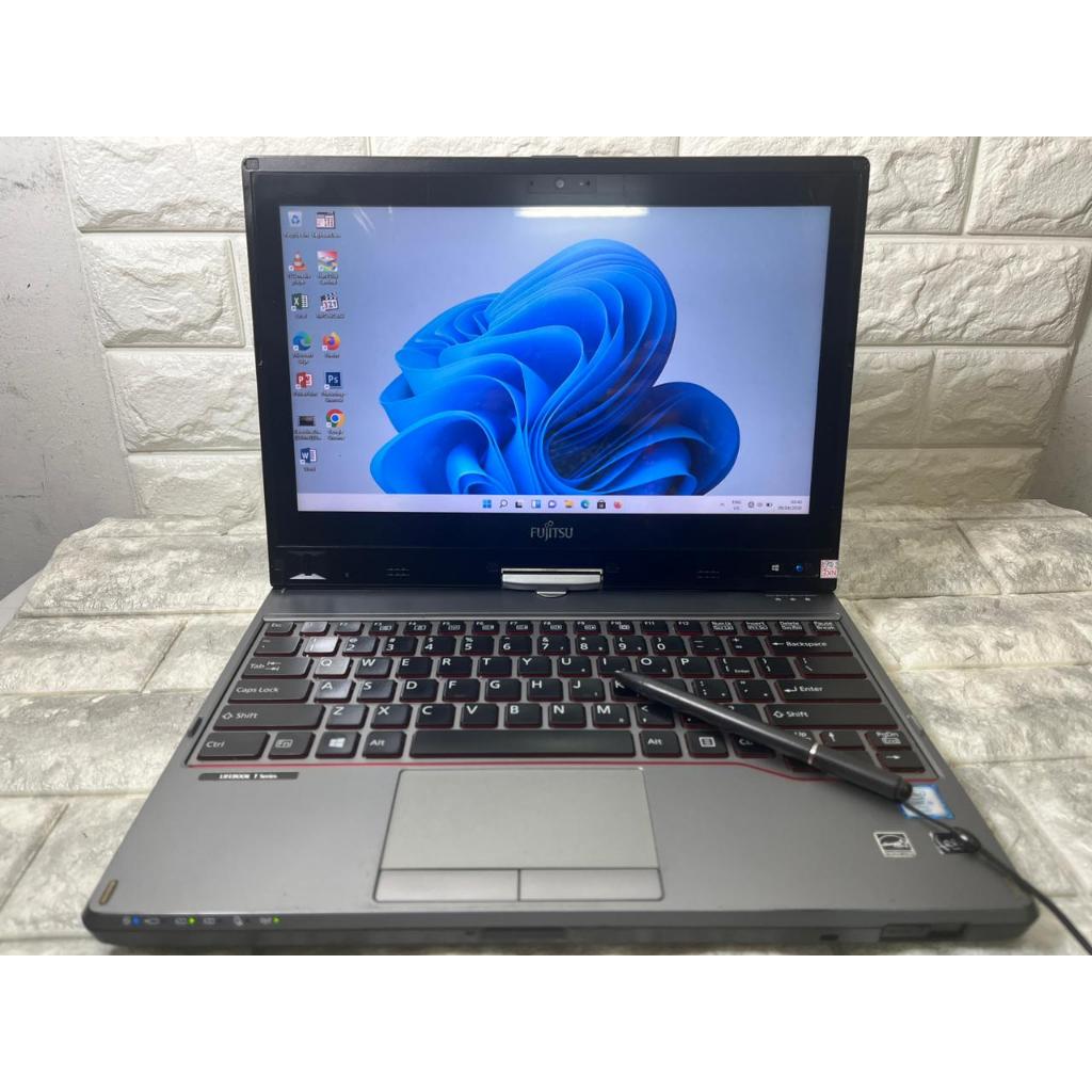 Laptop Tablet 2in 1 Gen 6 Fujitsu T726 Ram8gb